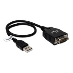 Hamlet XURS232 USB to serial port adapter serial cable Black 0.65 m USB Type-A DB-9