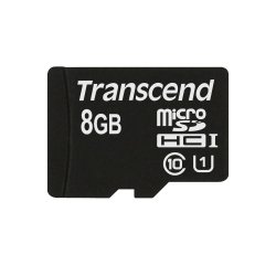 Transcend 8GB microSDHC Class 10 UHS-I MLC Classe 10