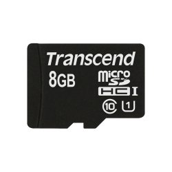 Transcend 8GB microSDHC Class 10 UHS-I MLC Classe 10