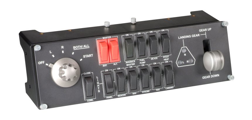 Logitech G G Saitek Pro Flight Switch Panel Nero USB Simulazione di Volo Analogico/Digitale PC