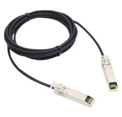 Extreme networks 1m SFP+ cavo InfiniBand e in fibra ottica SFP+ Nero, Argento