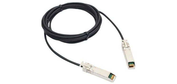 Extreme networks 1m SFP+ cavo InfiniBand e in fibra ottica SFP+ Nero, Argento