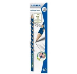 Crayon graphite groove slim hb lyra forme triangulaire    gauchers et droitiers         diametre 7mm