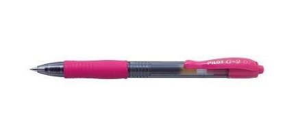 Stylo roller à encre gel G-2 PLUS medium, rose