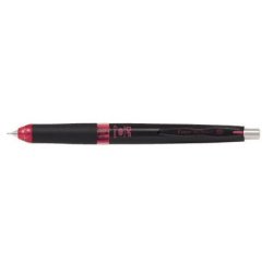 Porte-mine pilot df shaker rétractable design moderne canon rentrant bouton pressoir avance mine secousse noir/rose