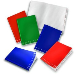 Pigna Monocromo writing notebook A5 Multicolour