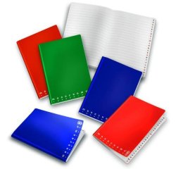 Pigna Monocromo writing notebook A5 Multicolour