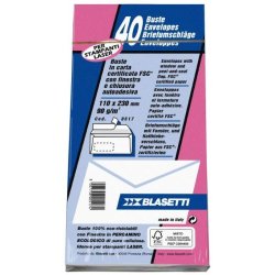 Blasetti Mailpack busta Bianco 40 pz
