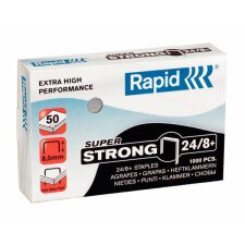 Agrafes Rapid 24/8 Superstrong - Boite de 1000