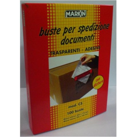 Markin C5 busta C5 (162 x 229 mm) Bianco 100 pz