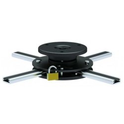 Sopar Perseus supporto per proiettore Soffitto Nero, Argento