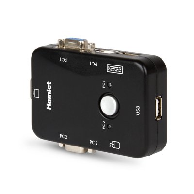 Hamlet HNKVM3U KVM switch Black