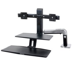 Ergotron WorkFit -A 61 cm (24") Bureau Noir