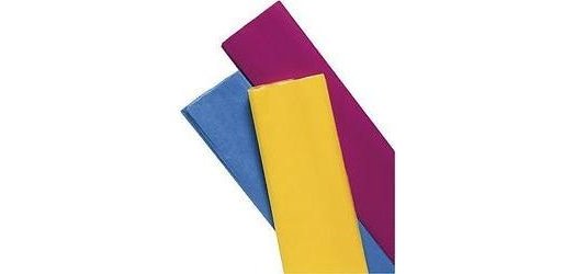 Paquet de 10 feuilles Crépon M40 2x0,50m Jaune