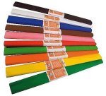 Paquet de 10 feuilles Crépon M40 2x0,50m Vert pré