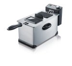 Friteuse électrique FR 3431, acier inoxydable/noir