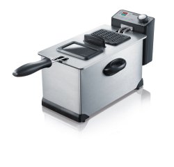 Friteuse électrique FR 3431, acier inoxydable/noir