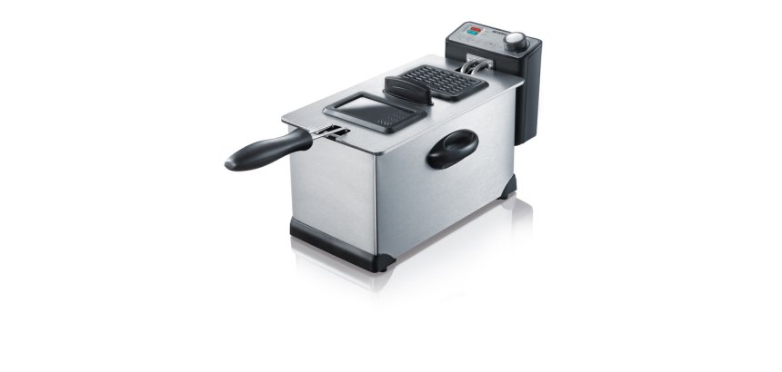 Friteuse électrique FR 3431, acier inoxydable/noir