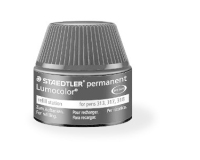 Recharge feutre permanent staedtler lumocolor 487 17    pour feutres 313/314/317/318  flacon 15ml coloris noir