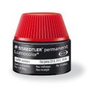 Recharge feutre permanent staedtler lumocolor 487 17    pour feutres 313/314/317/318  flacon 15ml coloris rouge