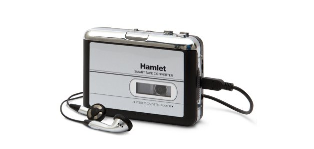 Hamlet Smart Tape Converter mangianastri portatile convertitore audiocassette in mp3 in 3 step