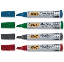 BIC Marqueur permanent 2300 Ecolutions, pointe biseautée,