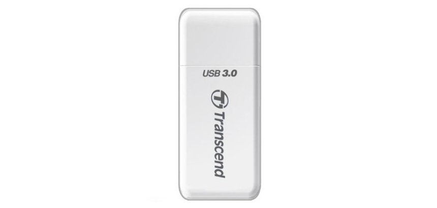 Transcend TS-RDF5W lecteur de carte mémoire USB 3.2 Gen 1 (3.1 Gen 1) Type-A Blanc