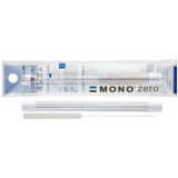 Tube de 2 recharges rectangulaires pour stylo gomme de précision MONO ZERO taille 2,5mm