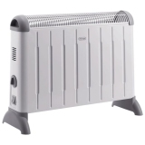 Convecteur mobile 3 puissances maxi 2000W avec poignée - Dim. : L54,2 x H40 x P10,6cm Blanc Gris