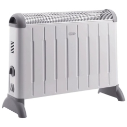 Convecteur mobile 3 puissances maxi 2000W avec poignée - Dim. : L54,2 x H40 x P10,6cm Blanc Gris