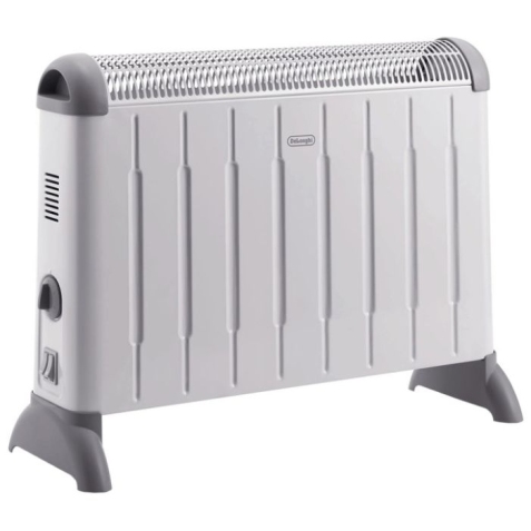 Convecteur mobile 3 puissances maxi 2000W avec poignée - Dim. : L54,2 x H40 x P10,6cm Blanc Gris