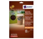 Avery Brown Kraft Product Labels