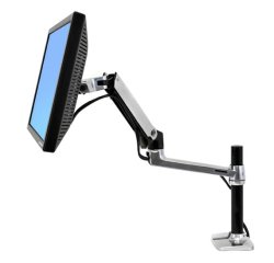 Ergotron LX Series Desk Mount LCD Arm, Tall Pole 86,4 cm (34") Escritorio Negro