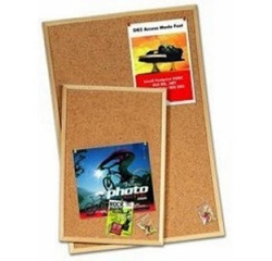 Lebez 1173 bulletin board Brown Corkwood