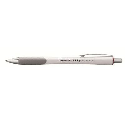 Stylo-bille paper mate inkjoy 700 rétractable écriture moyenne 0.5mm ultra douce design sophistiqué clip métal rouge