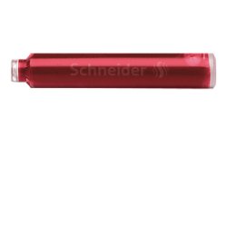Cartouche encre schneider rouge boite 6 pieces