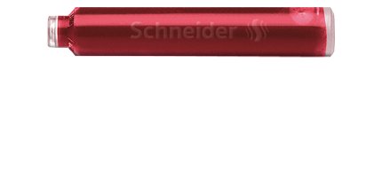 Cartouche encre schneider rouge boite 6 pieces