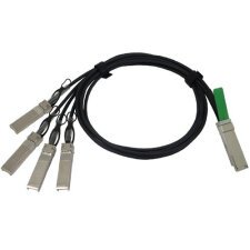Cisco QSFP - 4xSFP10G, 3m Cable de fibra óptica e InfiniBand QSFP+ 4 x SFP+ Negro