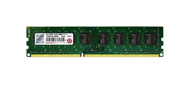 Transcend TS1GLK72V6H memoria 8 GB 2 x 8 GB DDR3 240-pin DIMM Data Integrity Check (verifica integrità dati)