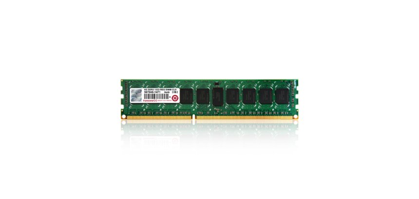 Transcend 4GB DDR3 1600 PC3-12800 240-pin DIMM ECC Registered CL11 memoria 2 x 8 GB Data Integrity Check (verifica integrità dati)
