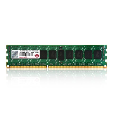 Transcend 4GB DDR3 1600 PC3-12800 240-pin DIMM ECC Registered CL11 memoria 2 x 8 GB Data Integrity Check (verifica integrità dati)