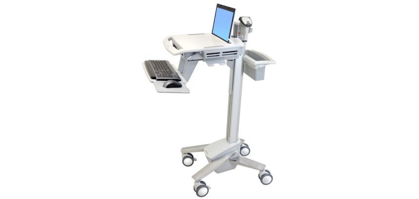 Ergotron StyleView EMR Laptop Cart Blanc Ordinateur portable Panier multimédia