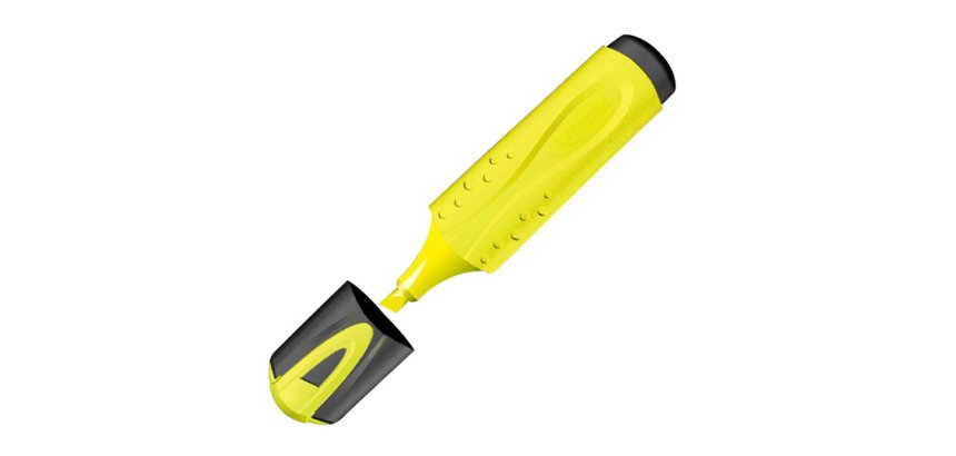 Surligneur maped fluo'peps fluorescent classique coloris jaune