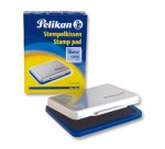 Cuscinetto per timbri - 5 x 7 cm - blu - Pelikan