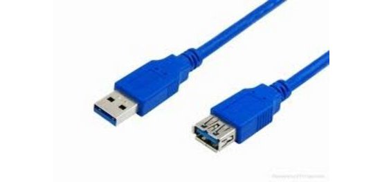 MediaRange 3m, USB3.0-A - USB3.0-A câble USB USB 3.2 Gen 1 (3.1 Gen 1) USB A 5 Gbit/s Bleu