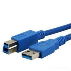 Câble usb a-b 3.0 relie pc à imprimante scanner disque dur externe hub équipé port 3.0 longueur câble 1.8m