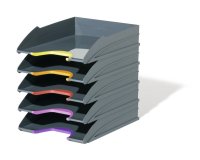 Durable VARICOLOR Letter Tray Set