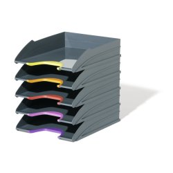 Durable VARICOLOR Letter Tray Set