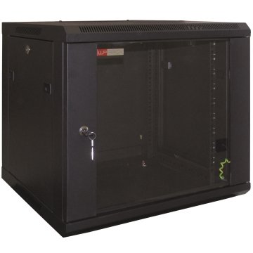 WP WPN-RWB-12606-B rack cabinet 12U Wall mounted rack Black