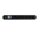WP WPN-PDU-I02-06 unità di distribuzione dell'energia (PDU) 6 presa(e) AC 1.5U Nero